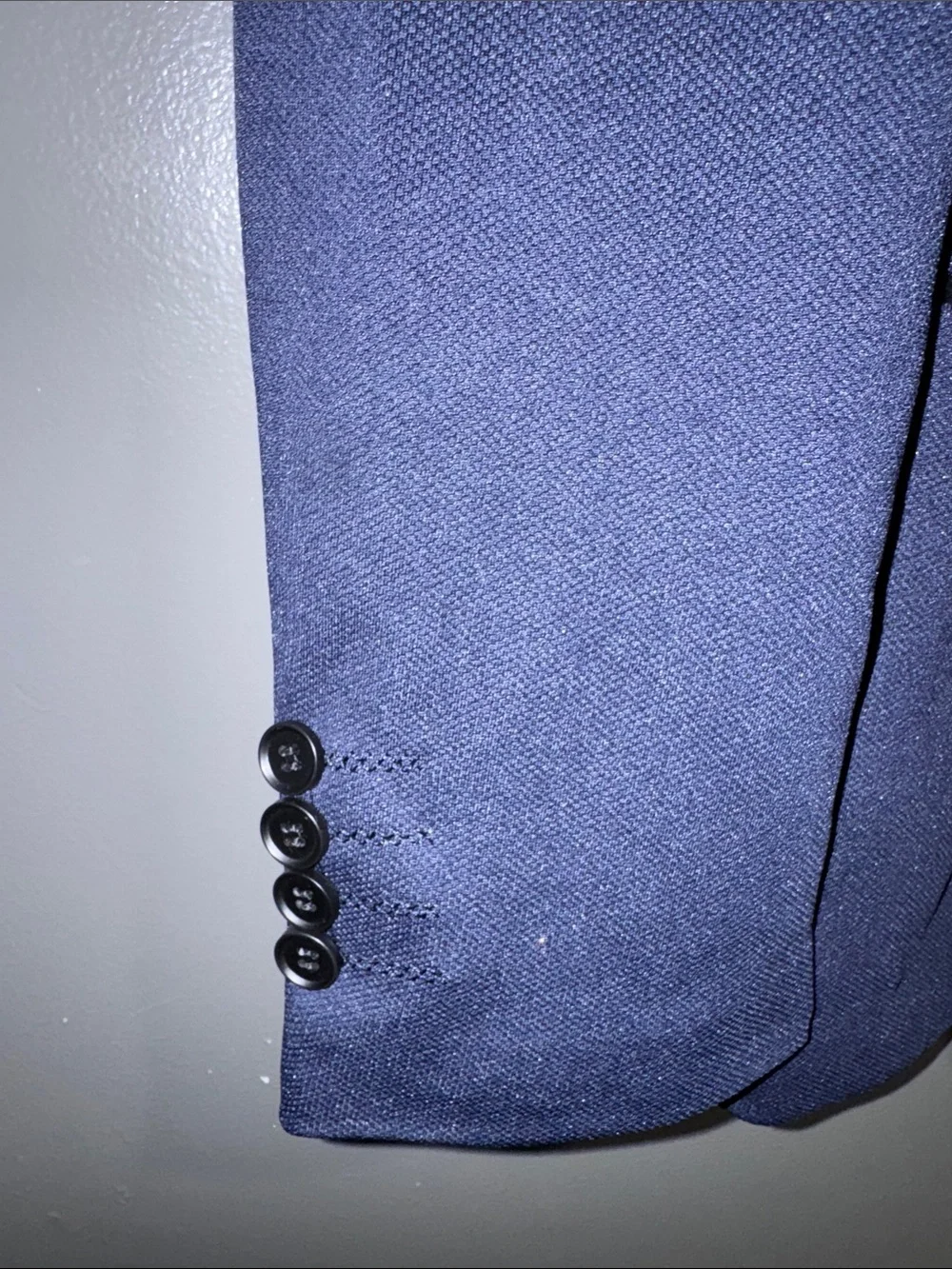 Classic Navy Notch-Lapel Blazer - Men's Tailored Sport Coat